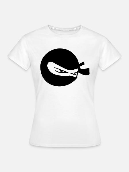 Ninja - Frauen T-Shirt - Weiß