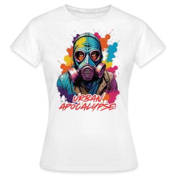 Urban Apocalypse - Women's T-Shirt - white - Front - AI Model Female 172 dark (172cm)