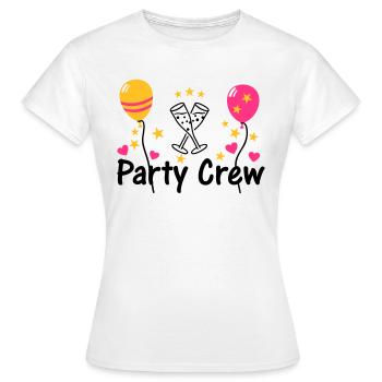 Sekt Jubiläum Geburtstag feier party - Frauen T-Shirt - Weiß - Vorne - AI Model Female 172 dark (172cm)