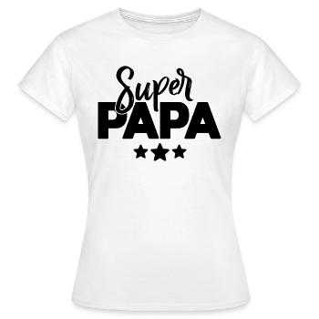 Grand papa fête des pères - T-shirt Femme - blanc - Devant - AI Model Female 172 dark (172cm)