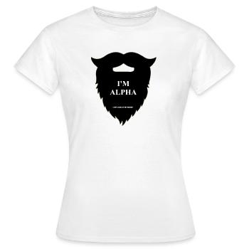 Alpha Bart! - Frauen T-Shirt - Weiß - Vorne - AI Model Female 172 dark (172cm)