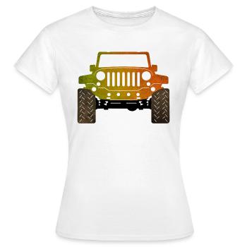 jeep - T-shirt Femme - blanc - Devant - AI Model Female 172 dark (172cm)