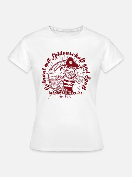 Lassaner Bierfreunde e.V. - Frauen T-Shirt - Weiß