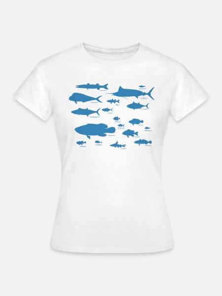Meeresfische 01 - Frauen T-Shirt - Weiß