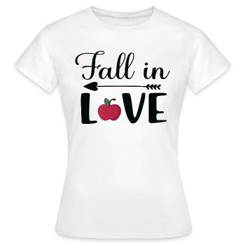 Cas d’amour - T-shirt Femme - blanc - Devant - AI Model Female 172 dark (172cm)