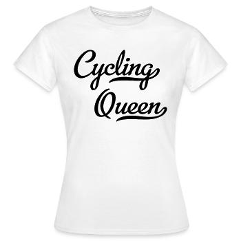 Bicycle - Women's T-Shirt - white - Front - AI Model Female 172 dark (172cm)