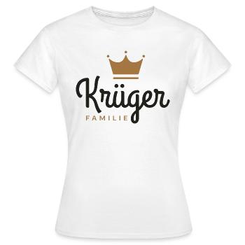 Krüger-Familie - Frauen T-Shirt - Weiß - Vorne - AI Model Female 172 dark (172cm)
