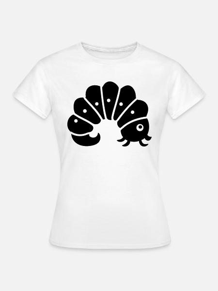 Raupe - Frauen T-Shirt - Weiß