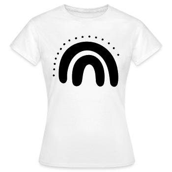 Arc en ciel - T-shirt Femme - blanc - Devant - AI Model Female 172 dark (172cm)