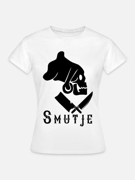 Smutje mit Schritzug - Frauen T-Shirt - Weiß