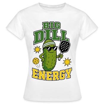 Big Dill Energy Pickleball - T-shirt Femme - blanc - Devant - AI Model Female 172 dark (172cm)