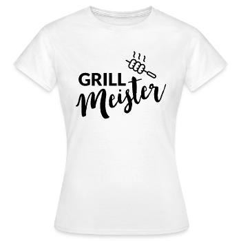 Grillmeister Grillzange - Frauen T-Shirt - Weiß - Vorne - AI Model Female 172 dark (172cm)