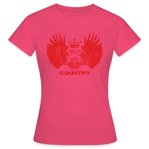 IH KING of the COUNTRY (Red design) - Vrouwen T-shirt