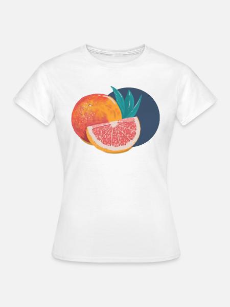 Grapefruit - Frauen T-Shirt - Weiß