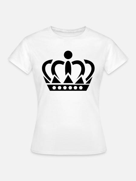 crown - Frauen T-Shirt - Weiß