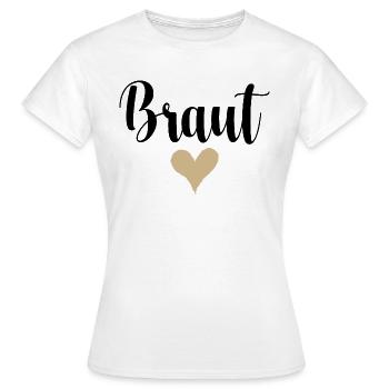JGA 22 Braut Shirt - Frauen T-Shirt - Weiß - Vorne - AI Model Female 172 dark (172cm)