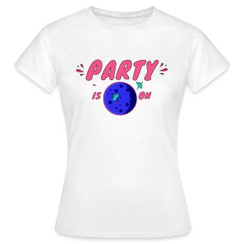 Lieu de la fête - T-shirt Femme - blanc - Devant - AI Model Female 172 dark (172cm)