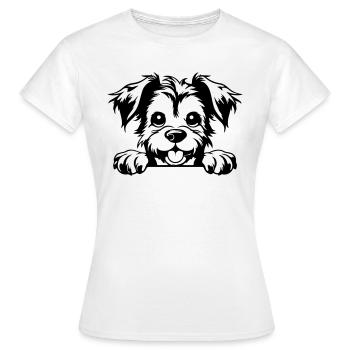 Terrier - T-shirt Femme - blanc - Devant - AI Model Female 172 dark (172cm)