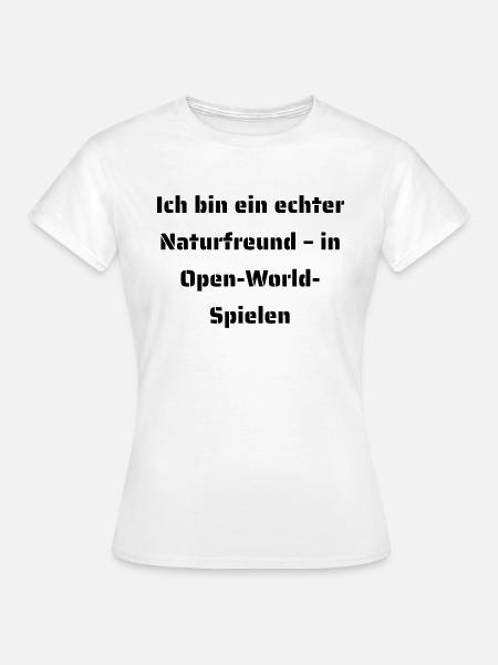 Typisch-Gamer - Frauen T-Shirt - Weiß
