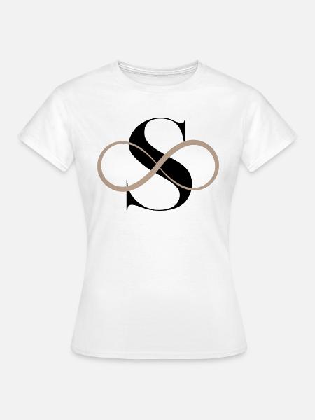Unendlicher Buchstabe s - Frauen T-Shirt - Weiß