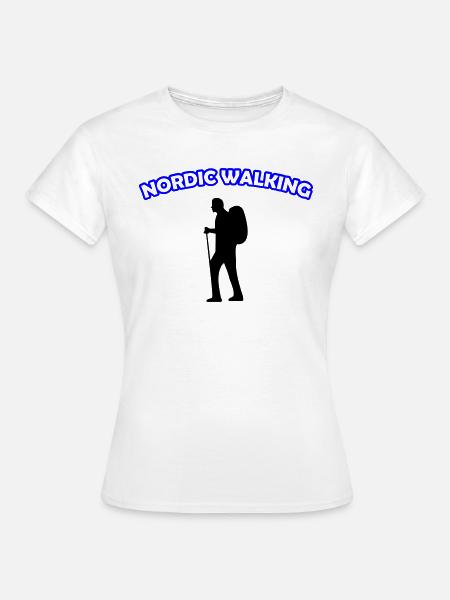 walking nordic - Frauen T-Shirt - Weiß
