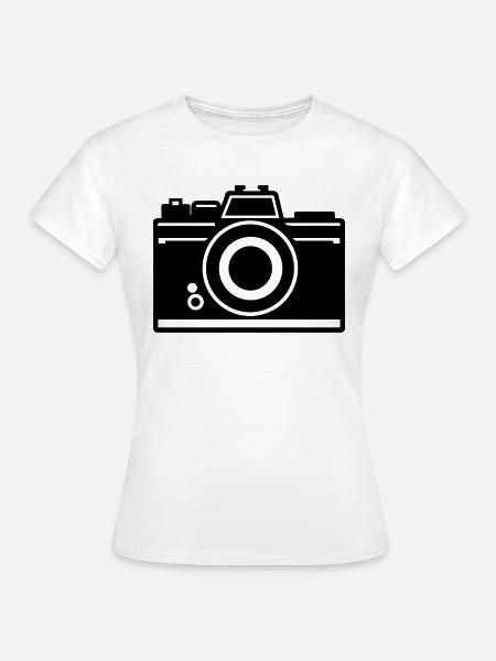 Kamera - Frauen T-Shirt - Weiß