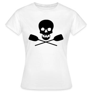 rangée - T-shirt Femme - blanc - Devant - AI Model Female 172 dark (172cm)