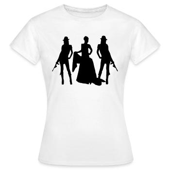 bridal security - Women's T-Shirt - white - Front - AI Model Female 172 dark (172cm)