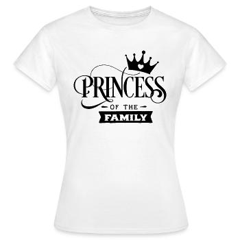 Princess - Women's T-Shirt - white - Front - AI Model Female 172 dark (172cm)