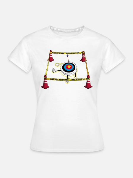 Volltreffer - Frauen T-Shirt - Weiß