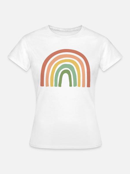 Regenbogen LGBT - Frauen T-Shirt - Weiß