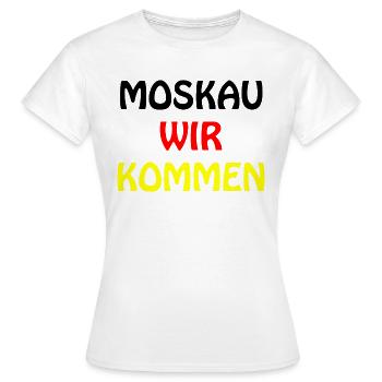 Fußball Soccer - Frauen T-Shirt - Weiß - Vorne - AI Model Female 172 dark (172cm)