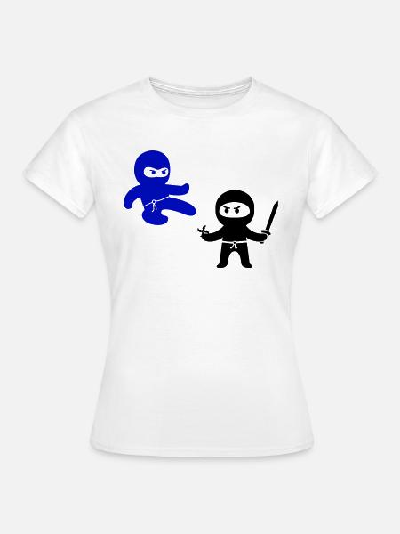ninjas - Frauen T-Shirt - Weiß