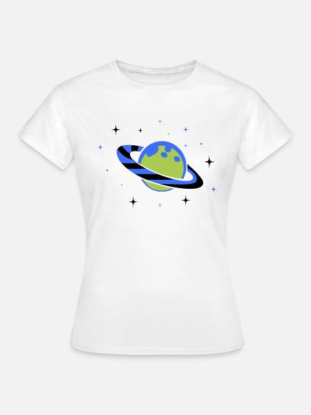 planet 02 - Frauen T-Shirt - Weiß