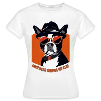 Cool sans taille - T-shirt Femme - blanc - Devant - AI Model Female 172 dark (172cm)