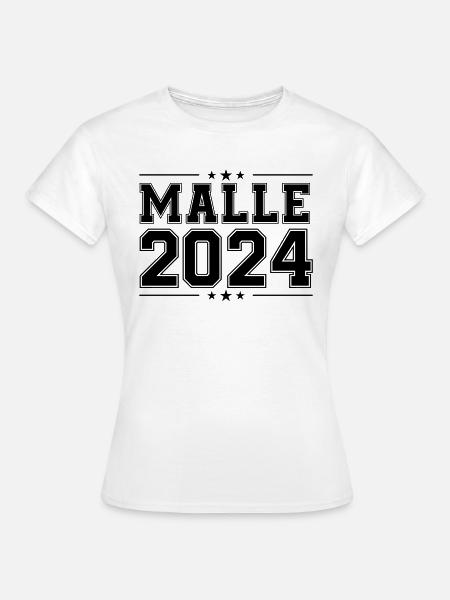 malle 2024 stern - Frauen T-Shirt - Weiß
