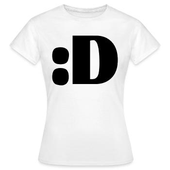 Côlon D - T-shirt Femme - blanc - Devant - AI Model Female 172 dark (172cm)