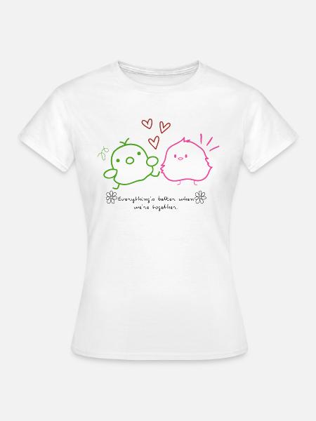 Together - Frauen T-Shirt - Weiß