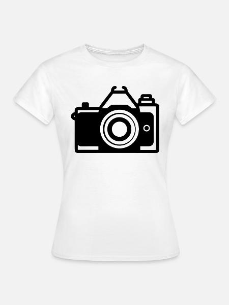 Kamera - Frauen T-Shirt - Weiß