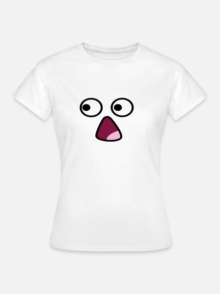 lol Faces - Frauen T-Shirt - Weiß