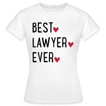 Anwalt - Frauen T-Shirt - Weiß - Vorne - AI Model Female 172 dark (172cm)