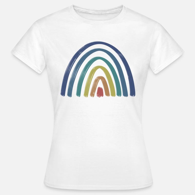 Regenbogen - Frauen T-Shirt - Weiß