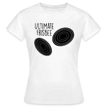 Ultimate Frisbee, frisbee, sport, - Frauen T-Shirt - Weiß - Vorne - AI Model Female 172 dark (172cm)