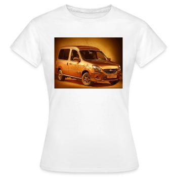 -fourgonnette 1 - T-shirt Femme - blanc - Devant - AI Model Female 172 dark (172cm)