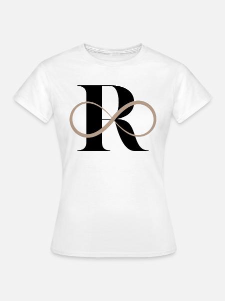 Unendlicher Buchstabe r - Frauen T-Shirt - Weiß
