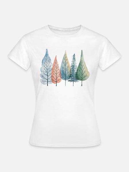 Winter - Frauen T-Shirt - Weiß