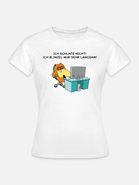 Hamster Blinzel - Frauen T-Shirt - Weiß