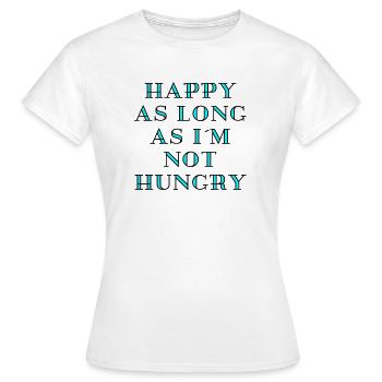 Affamé - T-shirt Femme - blanc - Devant - AI Model Female 172 dark (172cm)