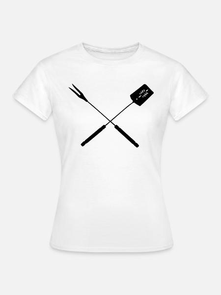 BBQ - Frauen T-Shirt - Weiß