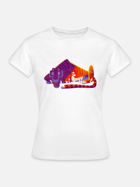 Tiger Tiger - Frauen T-Shirt - Weiß